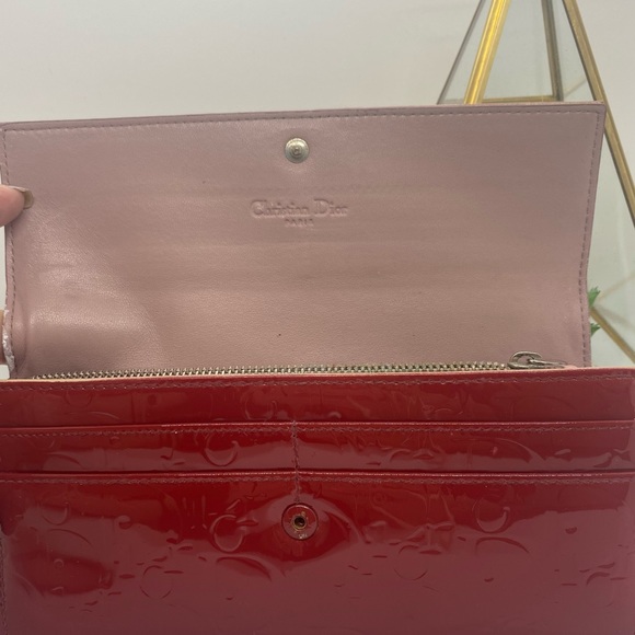 Authentic Dior Patent long wallet- - Picture 3 of 5